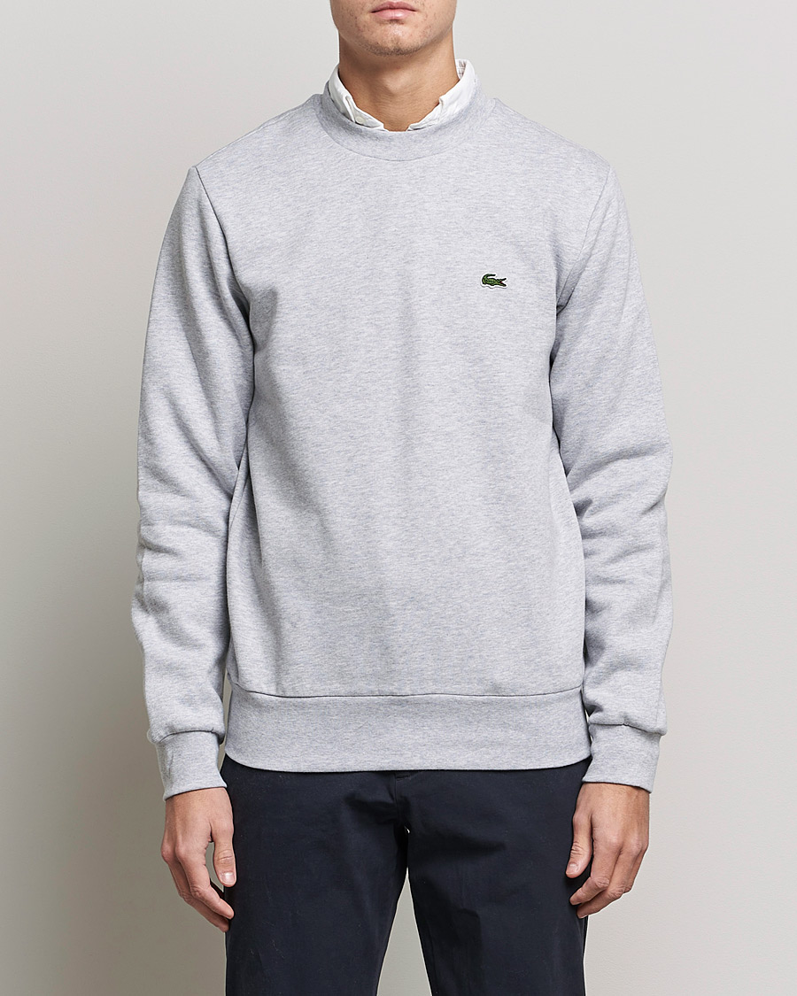 Mies | Puserot | Lacoste | Crew Neck Sweatshirt Silver Chine