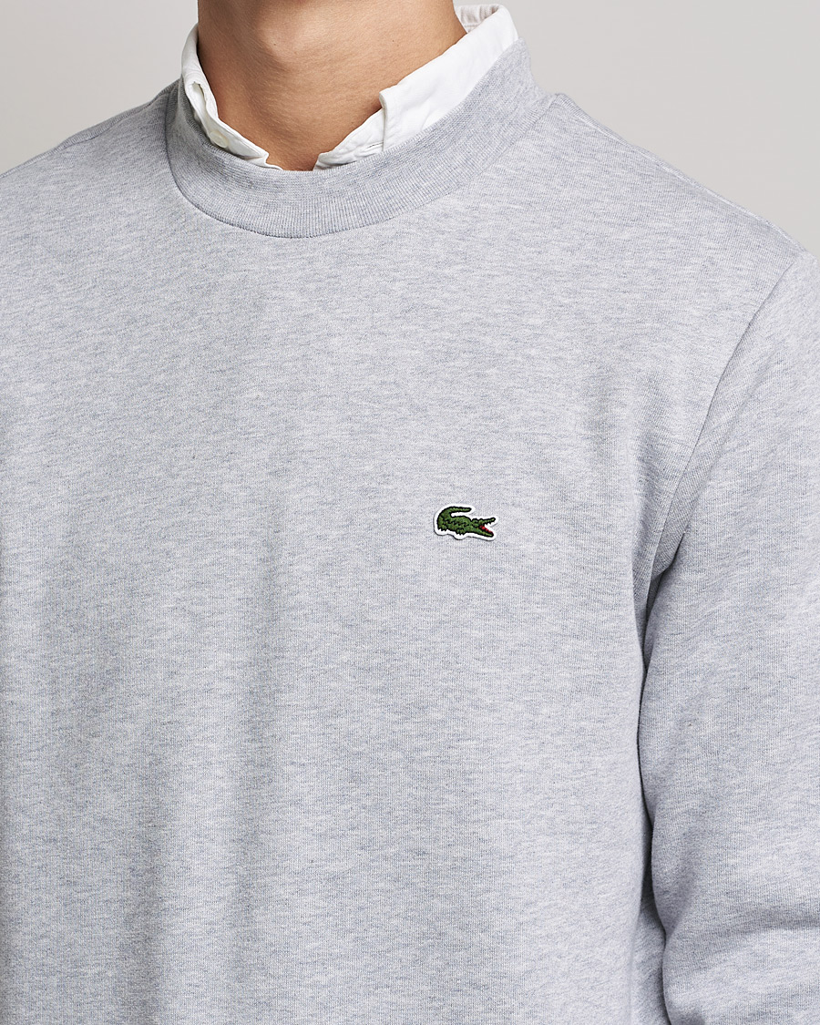 Mies | Puserot | Lacoste | Crew Neck Sweatshirt Silver Chine