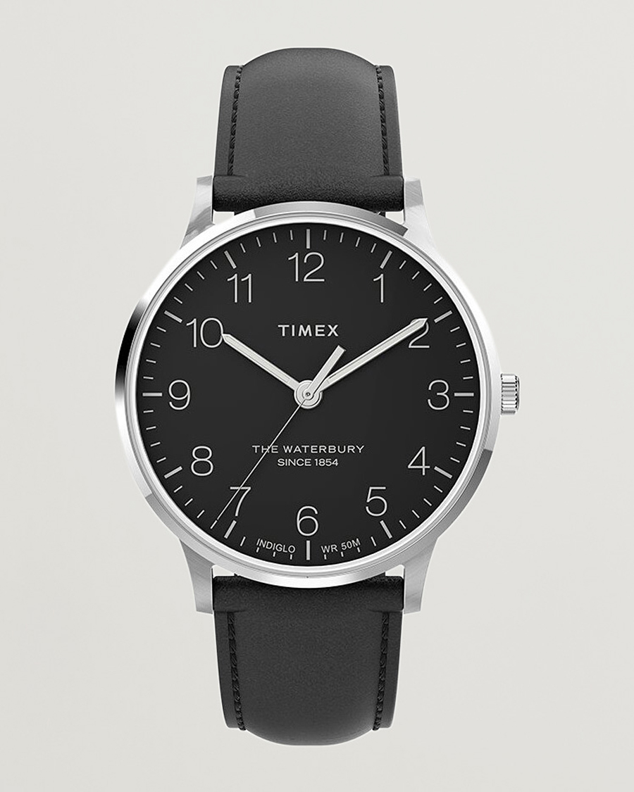 Mies | Kellojen säilytys | Timex | Waterbury Classic 40mm Black Dial