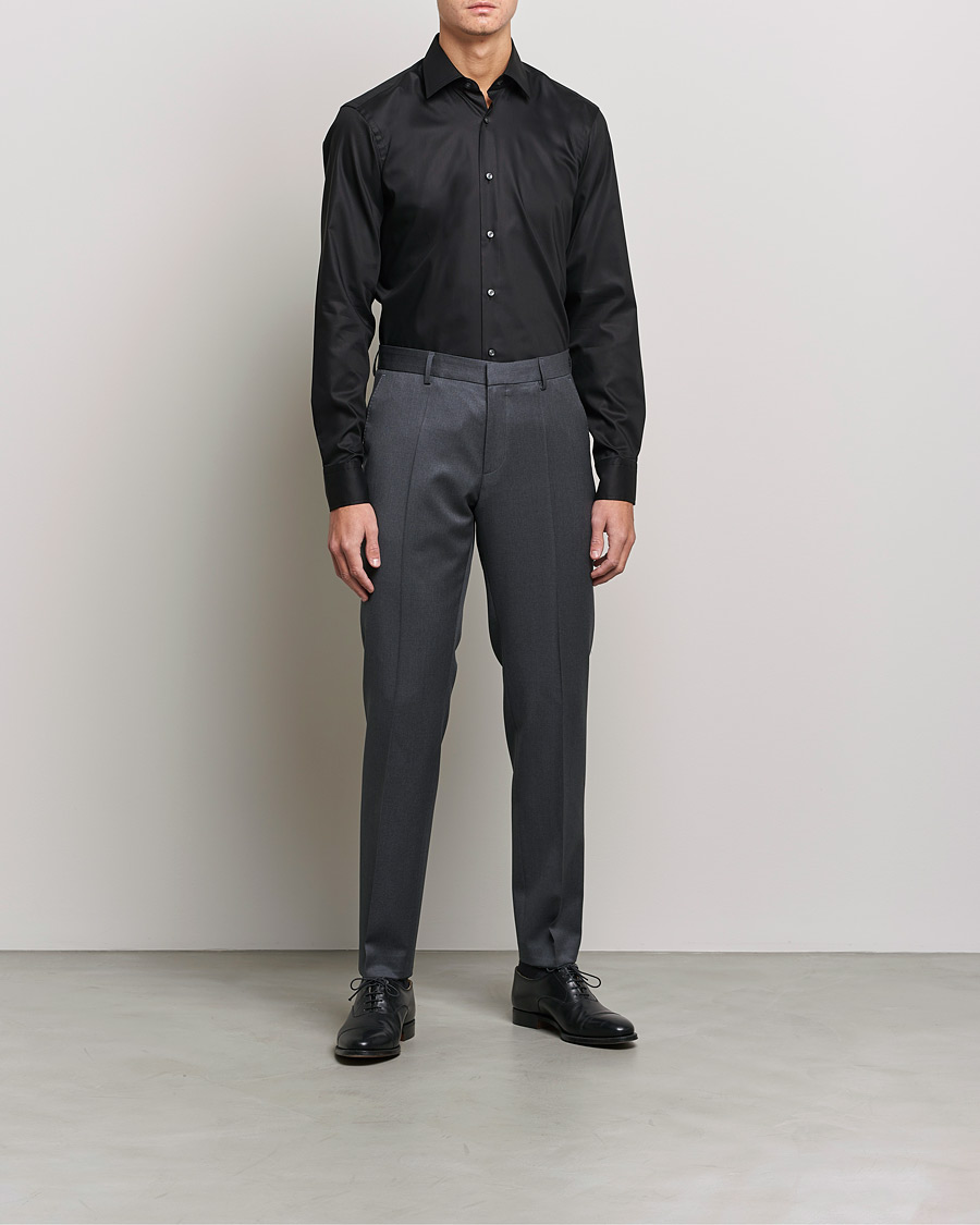 Mies | Kauluspaidat | BOSS BLACK | Joe Regular Fit Shirt Black