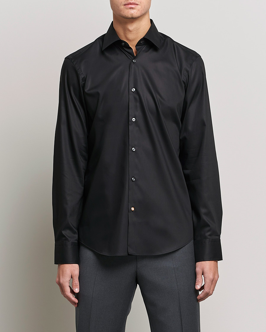 Mies | Kauluspaidat | BOSS BLACK | Joe Regular Fit Shirt Black