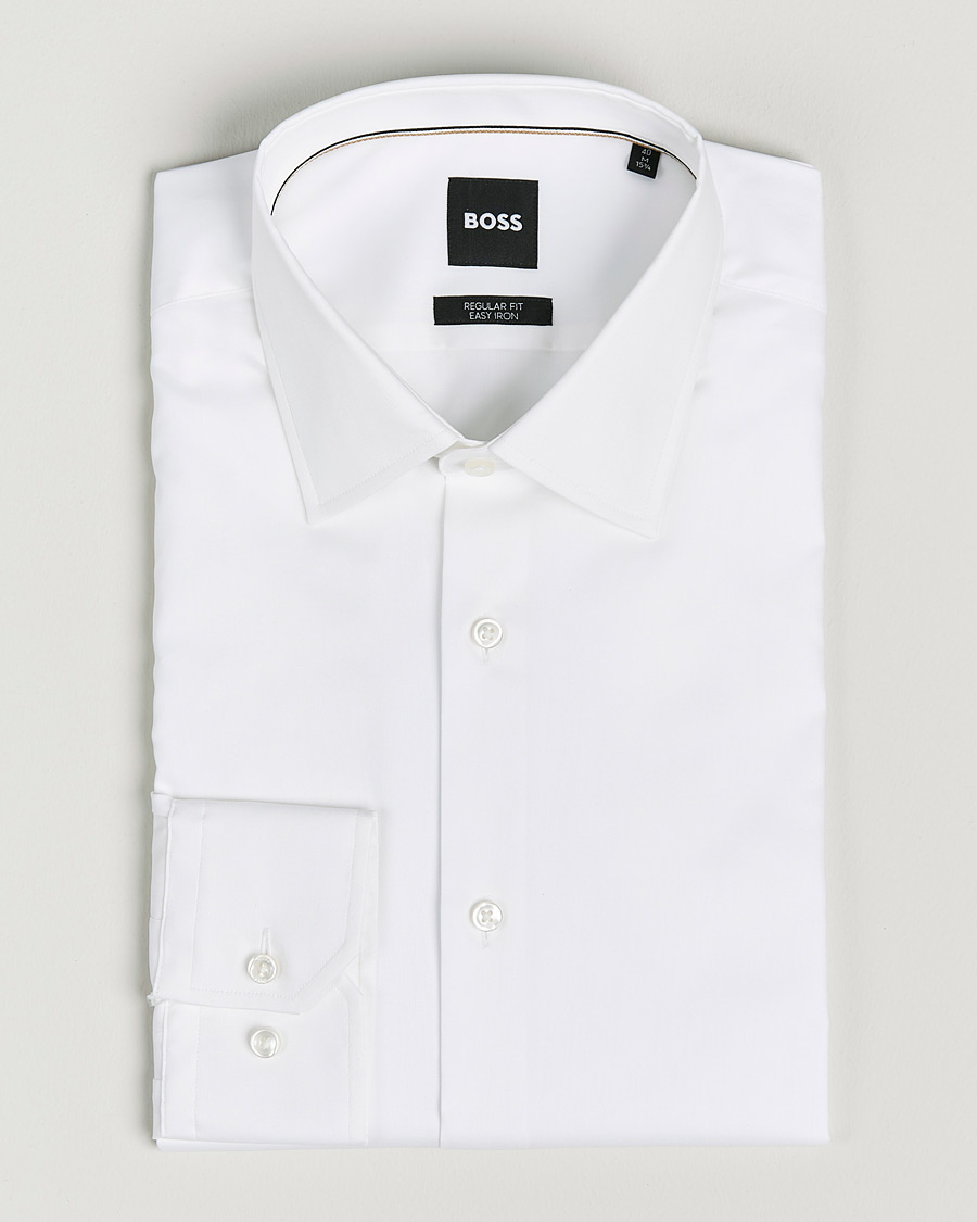 Mies | Kauluspaidat | BOSS BLACK | Joe Regular Fit Shirt White