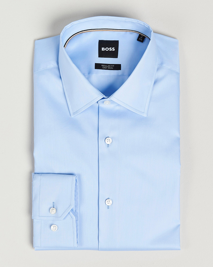Mies | Kauluspaidat | BOSS BLACK | Joe Regular Fit Shirt Light Blue