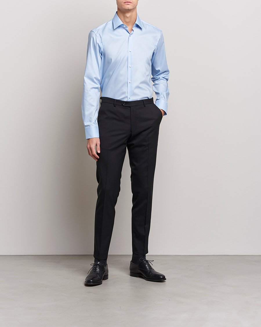Mies | Kauluspaidat | BOSS BLACK | Joe Regular Fit Shirt Light Blue
