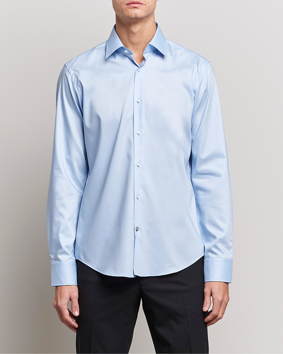 Mies | Kauluspaidat | BOSS BLACK | Joe Regular Fit Shirt Light Blue