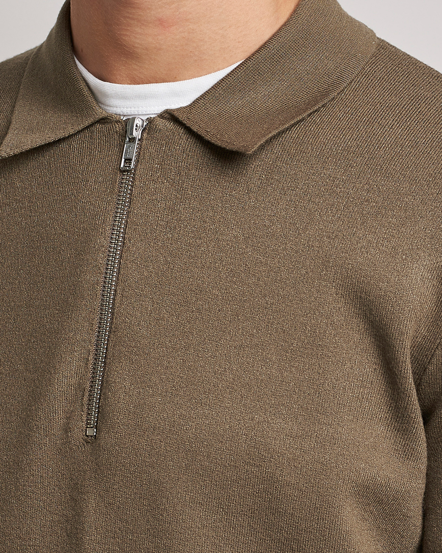 Mies | Puserot | Samsøe Samsøe | Samsøe & Samsøe Guna Half Zip Stone Grey