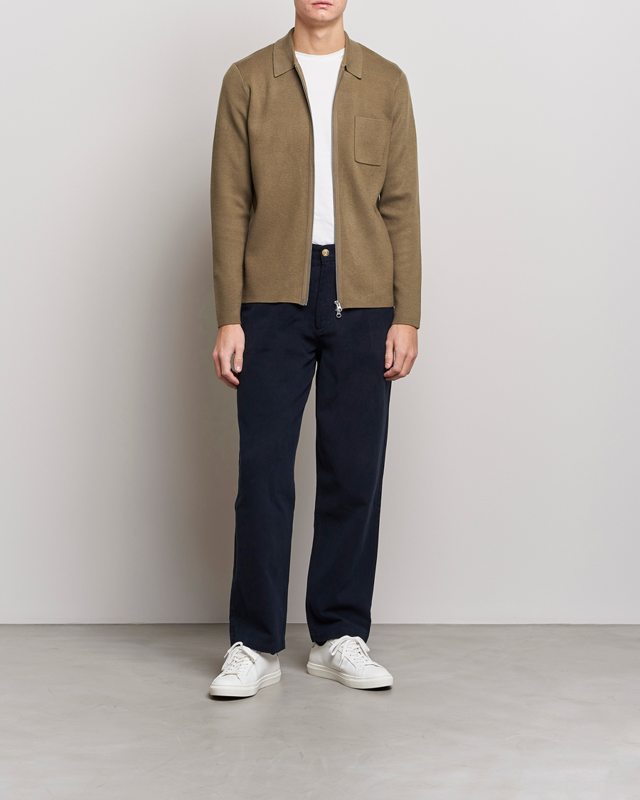 Mies | Puserot | Samsøe Samsøe | Samsøe & Samsøe Guna Full Zip Stone Grey