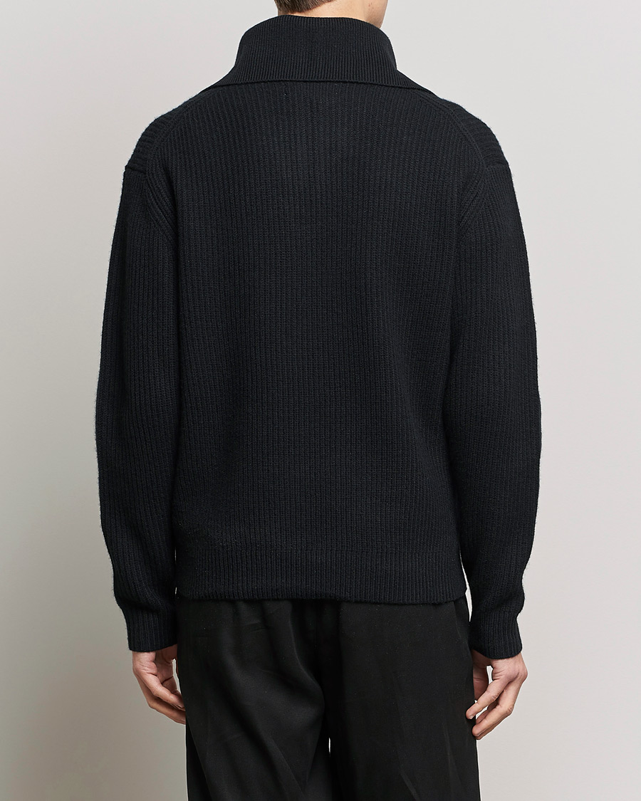 Mies | Puserot | Samsøe Samsøe | Samsøe & Samsøe Logan Zip Turtle Neck Black
