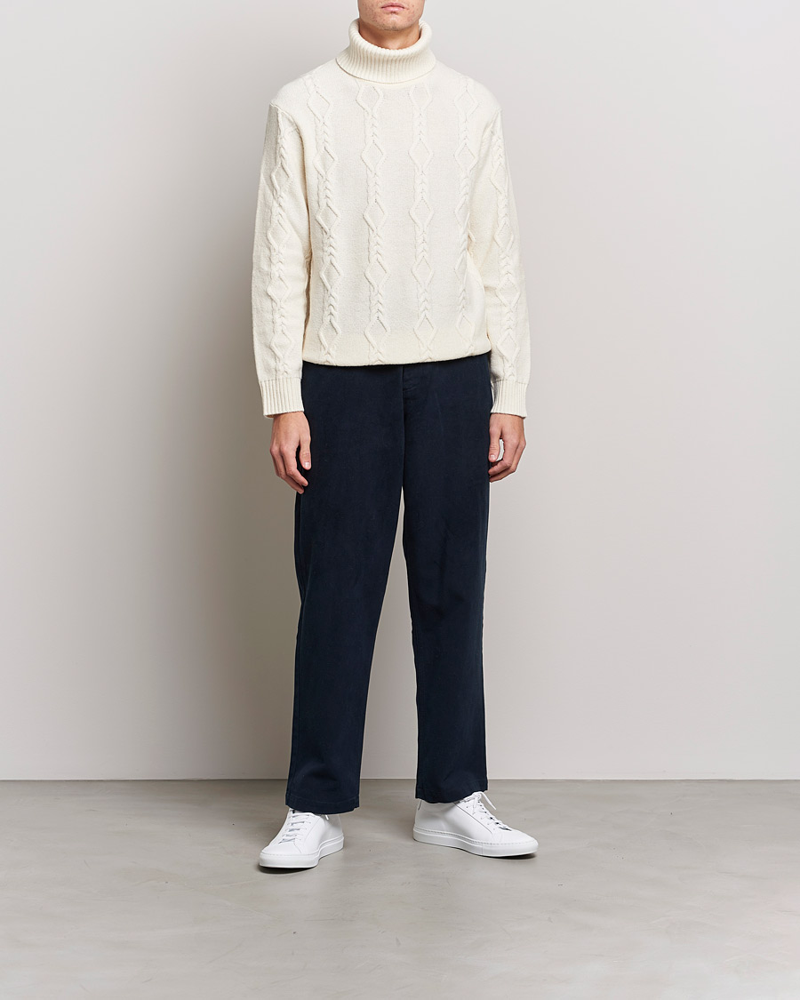 Mies | Puserot | Samsøe Samsøe | Samsøe & Samsøe Mas Wool Turtleneck Whisper White