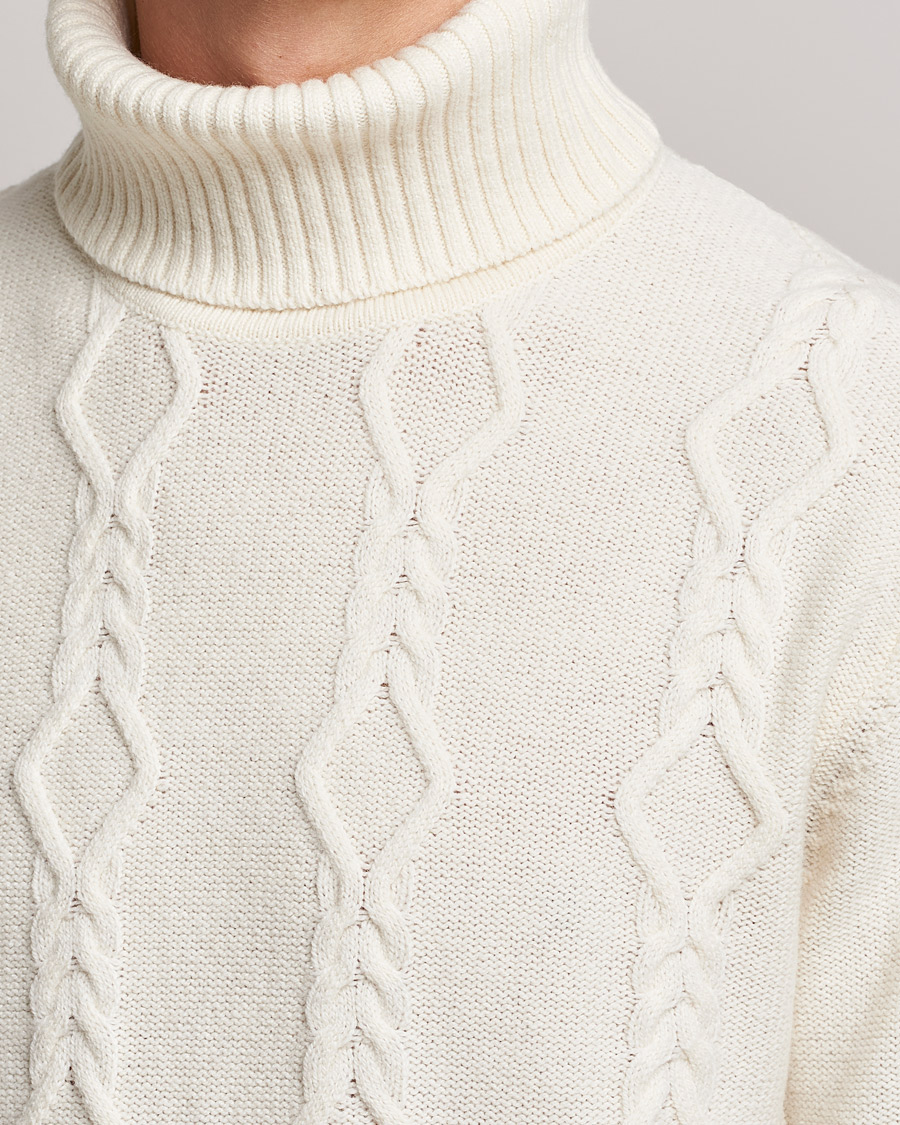 Mies | Puserot | Samsøe Samsøe | Samsøe & Samsøe Mas Wool Turtleneck Whisper White