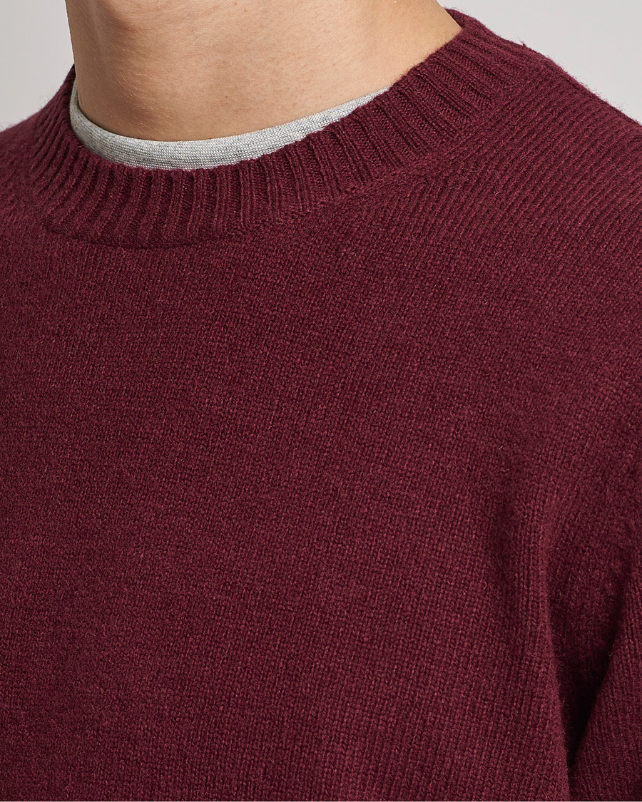 Mies | Puserot | Samsøe Samsøe | Samsøe & Samsøe Sylli Wool Crew Neck Windsor Wine