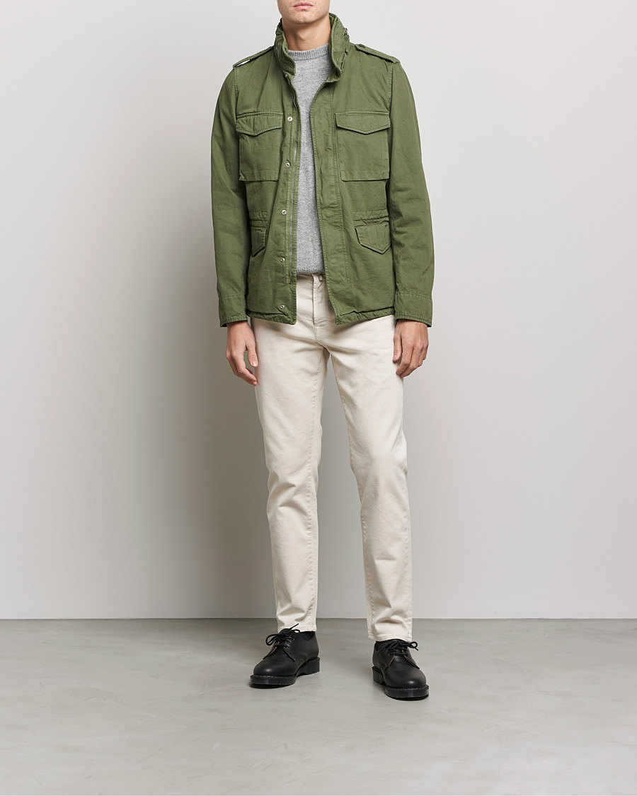 Mies | Housut | Incotex | Bull Denim 5-Pocket Pants White