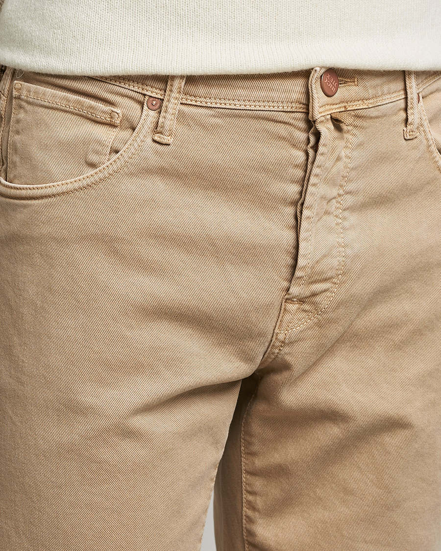 Mies | Housut | Incotex | Bull Denim 5-Pocket Pants Beige