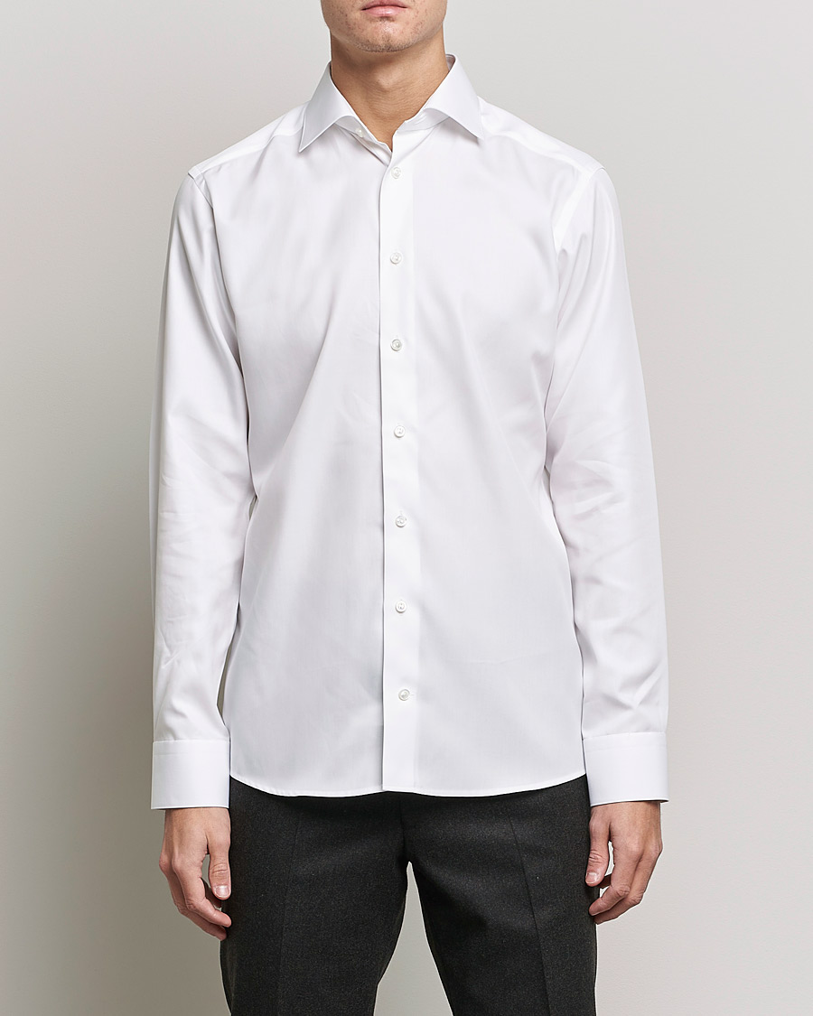 Mies | Kauluspaidat | Eton | Giza 45 Cotton Shirt White