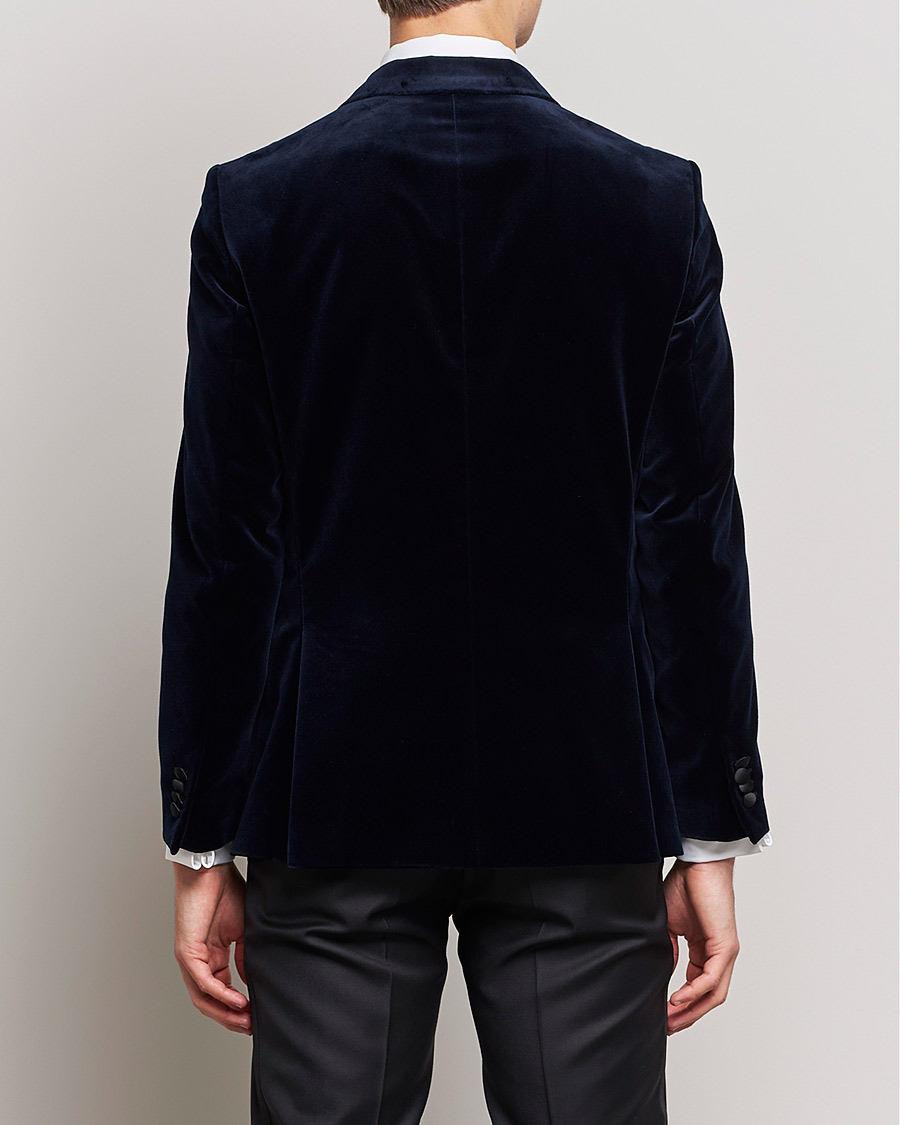 Mies | Pikkutakit | BOSS BLACK | Hutson Velvet Tuxedo Blazer Dark Blue