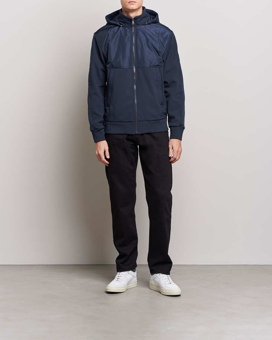 Mies | Takit | BOSS BLACK | Seeger Hybrid Jacket Dark Blue