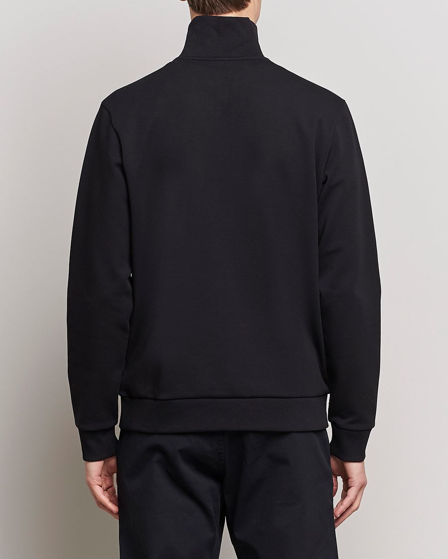 Mies | Puserot | BOSS GREEN | Center Logo Half Zip Black