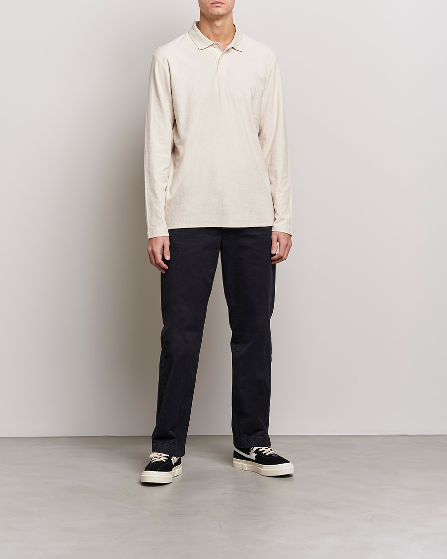Mies | Puserot | BOSS ORANGE | Pecollege Knitted Polo Open White