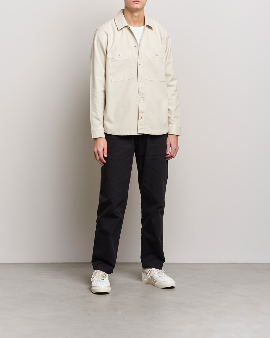 Mies | Kauluspaidat | BOSS ORANGE | Locky Pocket Overshirt Open White