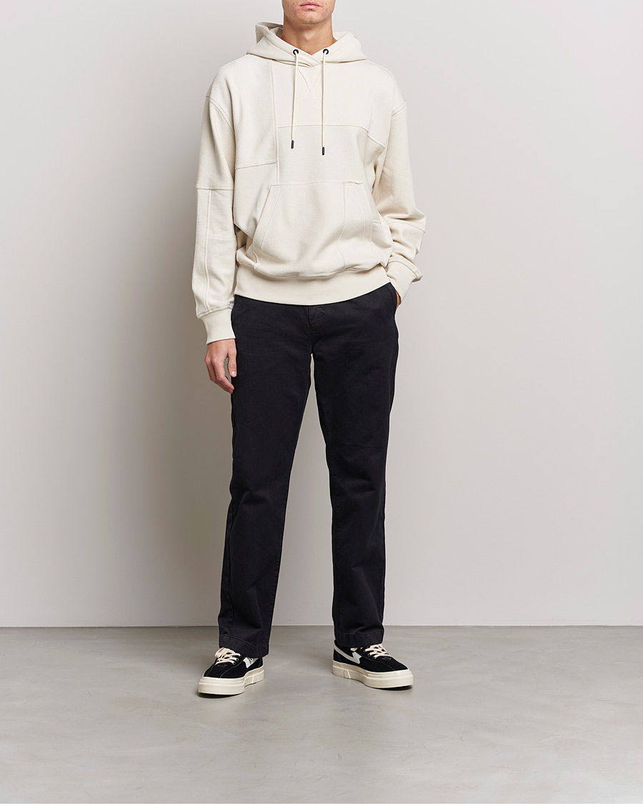 Mies | BOSS Casual | BOSS Casual | W Patch Hoodie Open White