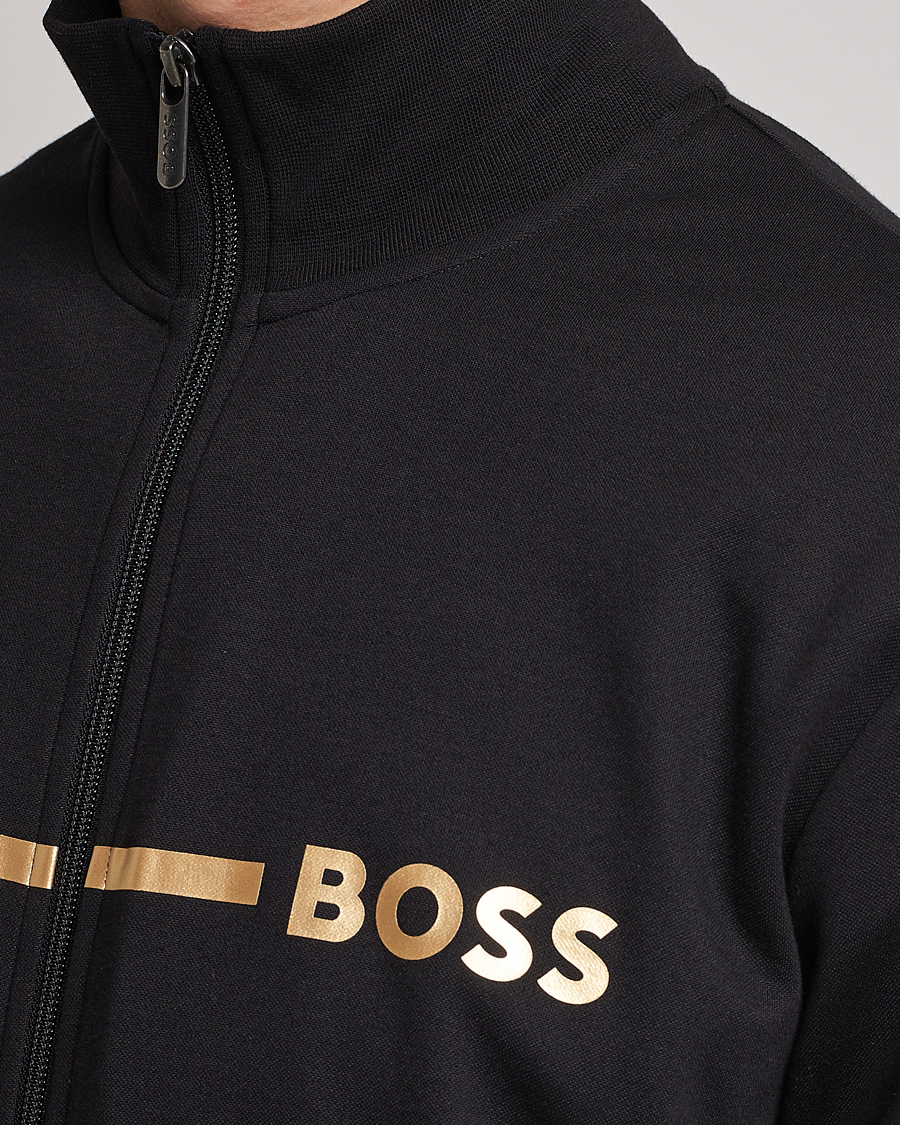 Mies | Puserot | BOSS BLACK | Tracksuit Jacket Black/Gold