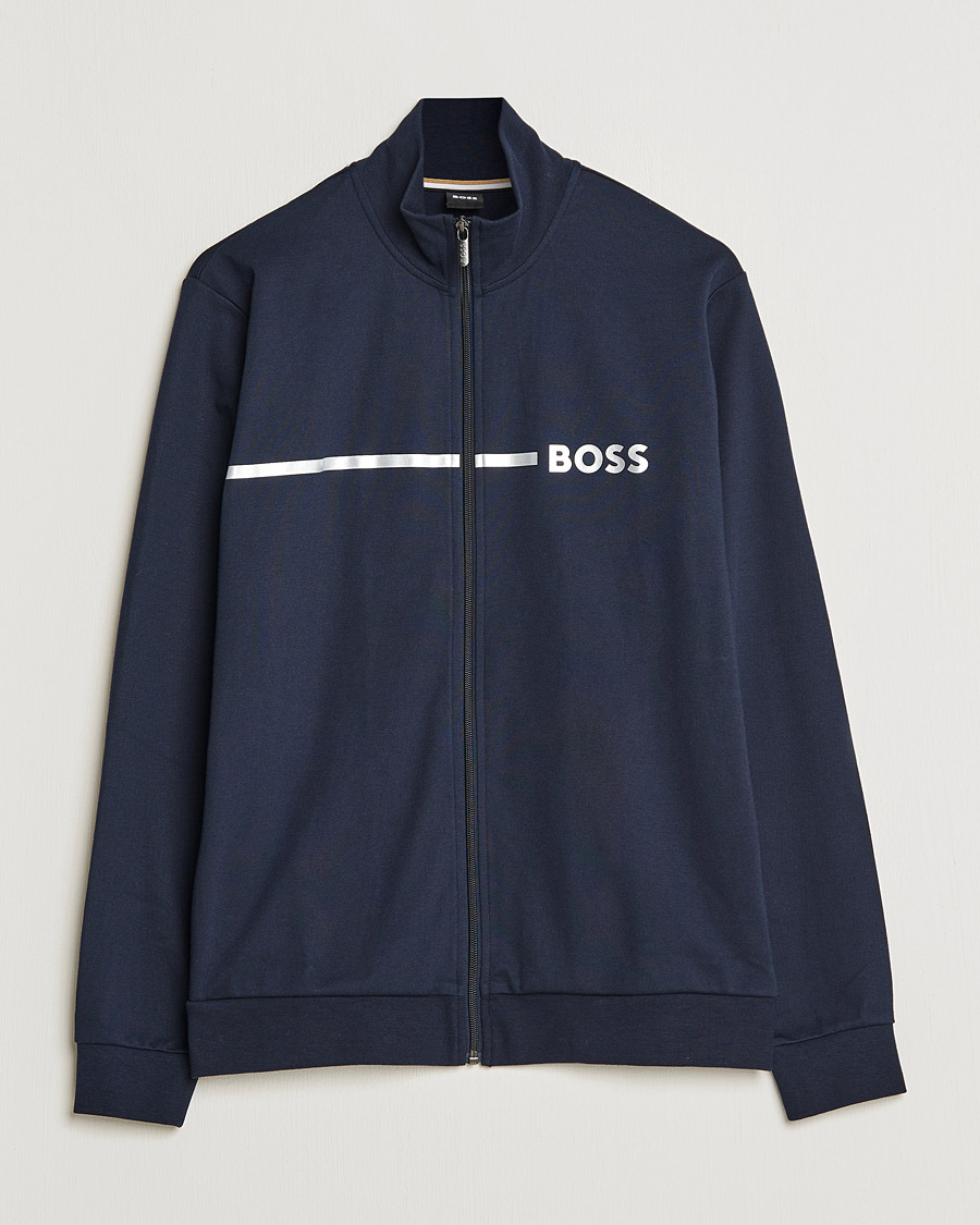 Mies | Puserot | BOSS BLACK | Tracksuit Jacket Dark Blue