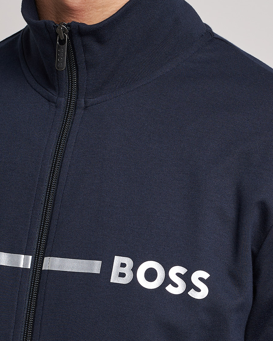 Mies | Puserot | BOSS BLACK | Tracksuit Jacket Dark Blue