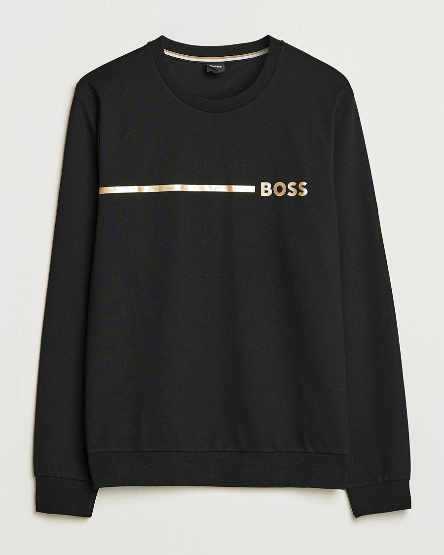 Mies | Puserot | BOSS BLACK | Tracksuit Sweatshirt Black/Gold