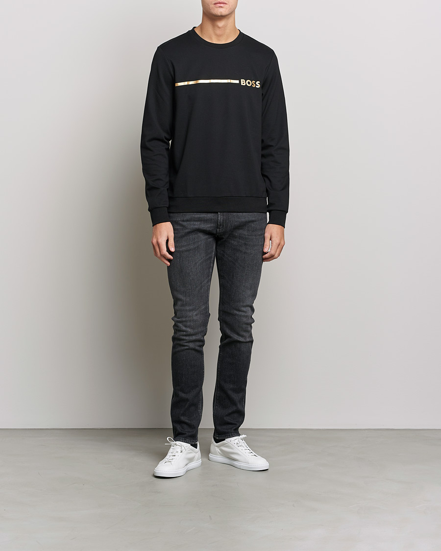 Mies |  | BOSS | Tracksuit Sweatshirt Black/Gold