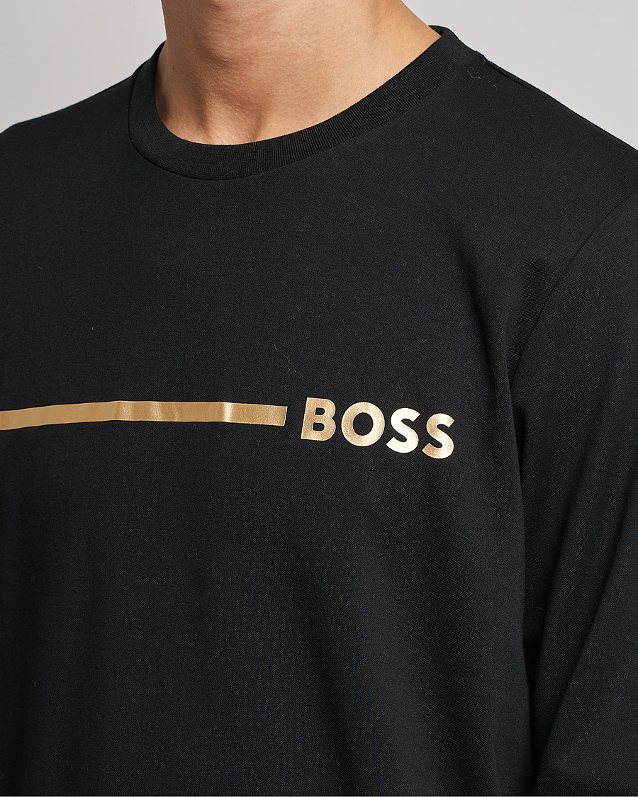 Mies | Puserot | BOSS BLACK | Tracksuit Sweatshirt Black/Gold