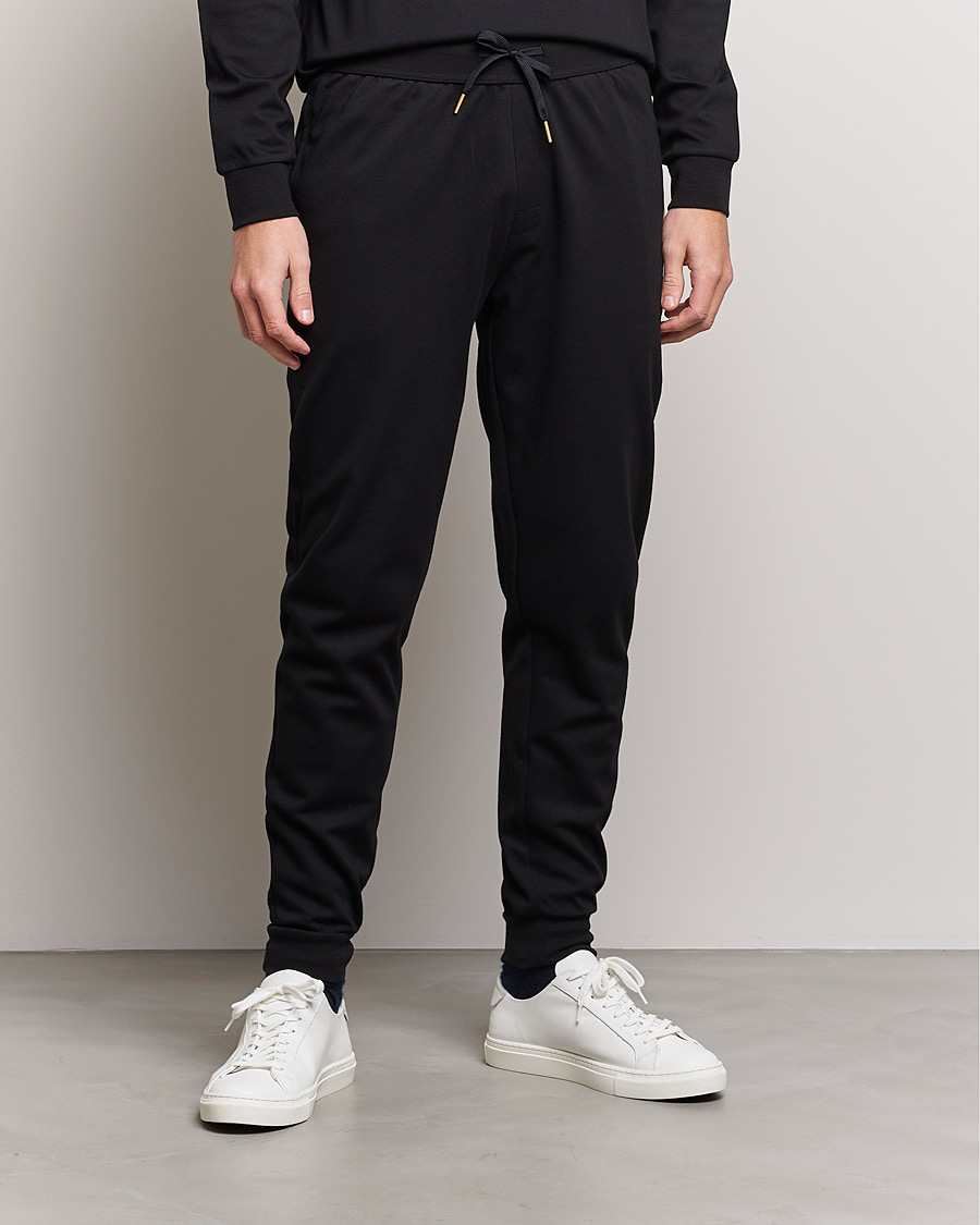 Mies | Housut | BOSS BLACK | Tracksuit Sweatpants Black/Gold