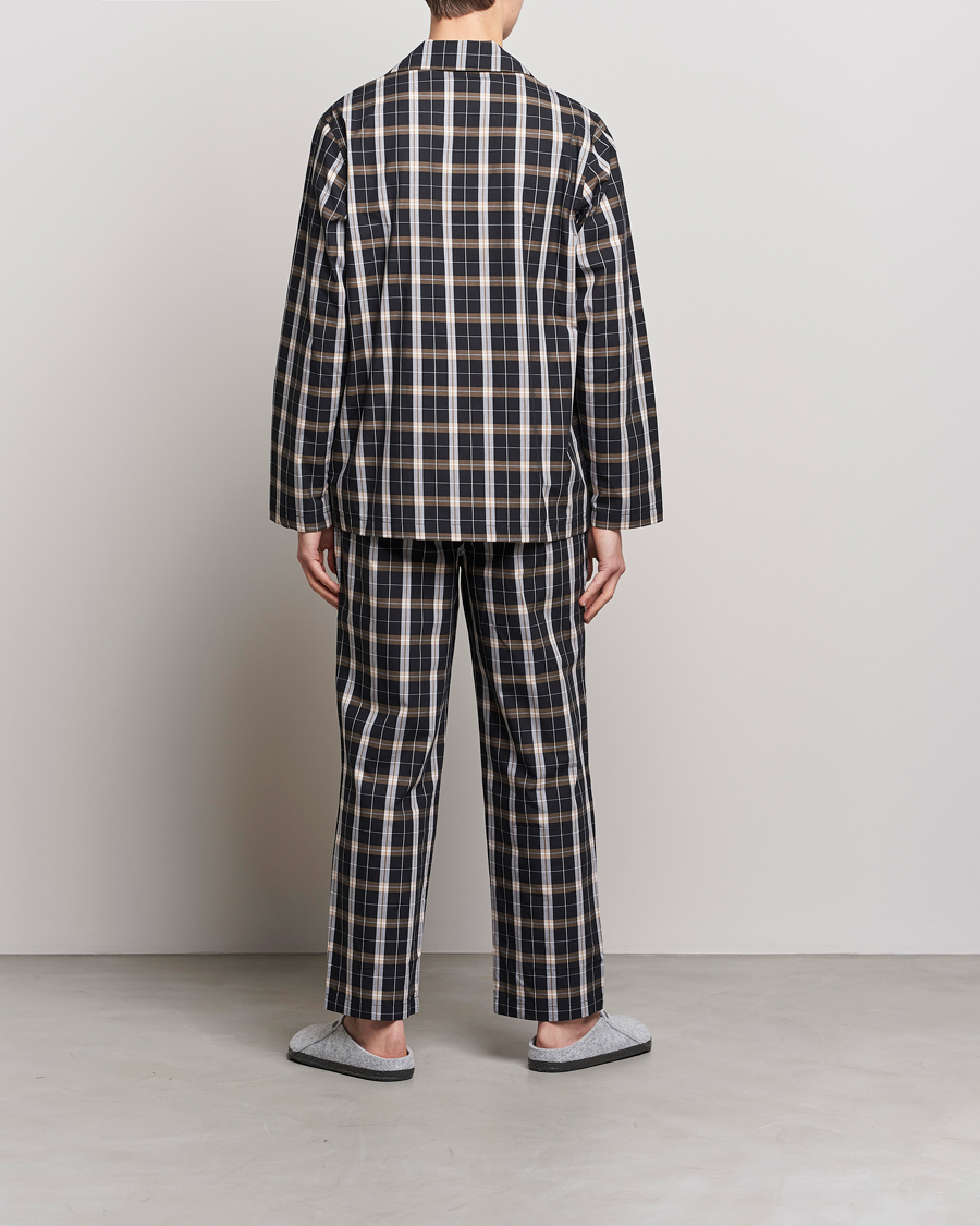 Mies | Yöpuvut ja kylpytakit | BOSS BLACK | Urban Checked Pyjama Set Black/Beige
