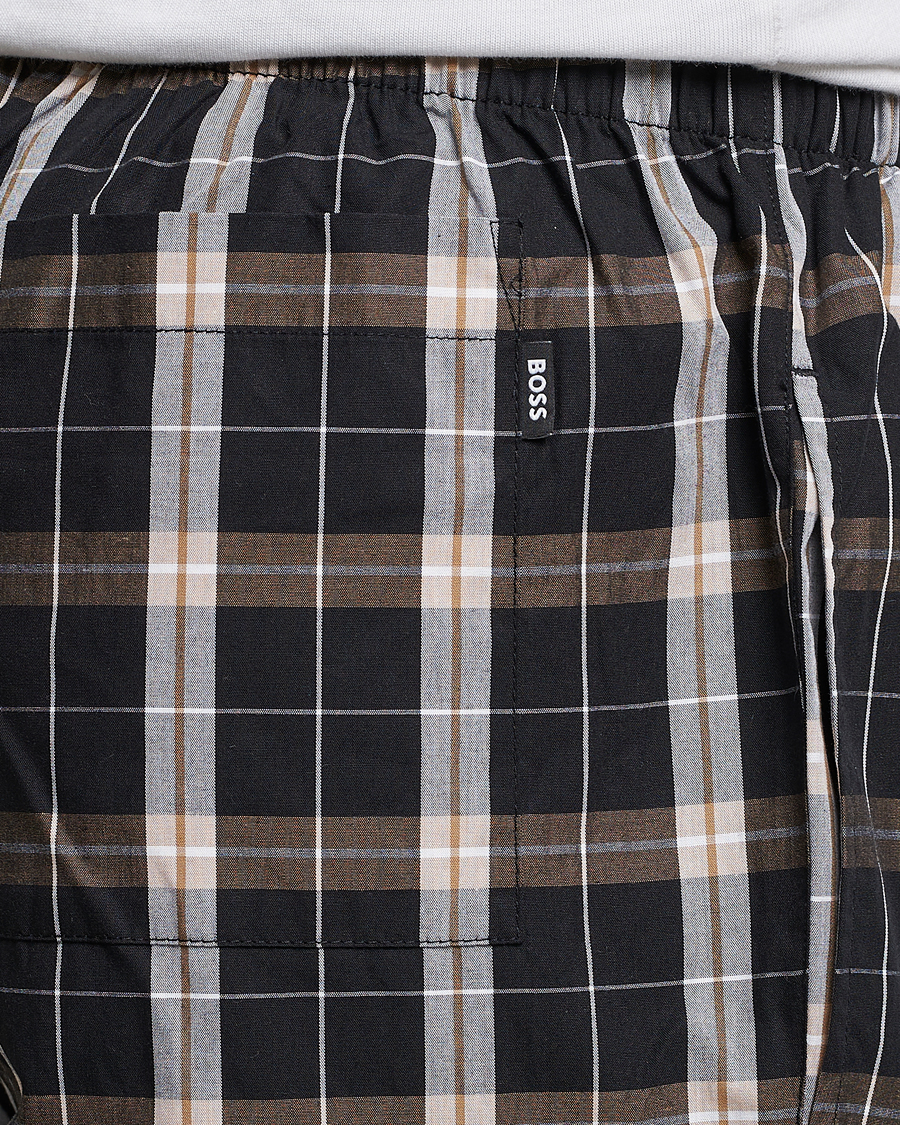 Mies | Yöpuvut ja kylpytakit | BOSS BLACK | Urban Checked Pyjama Set Black/Beige