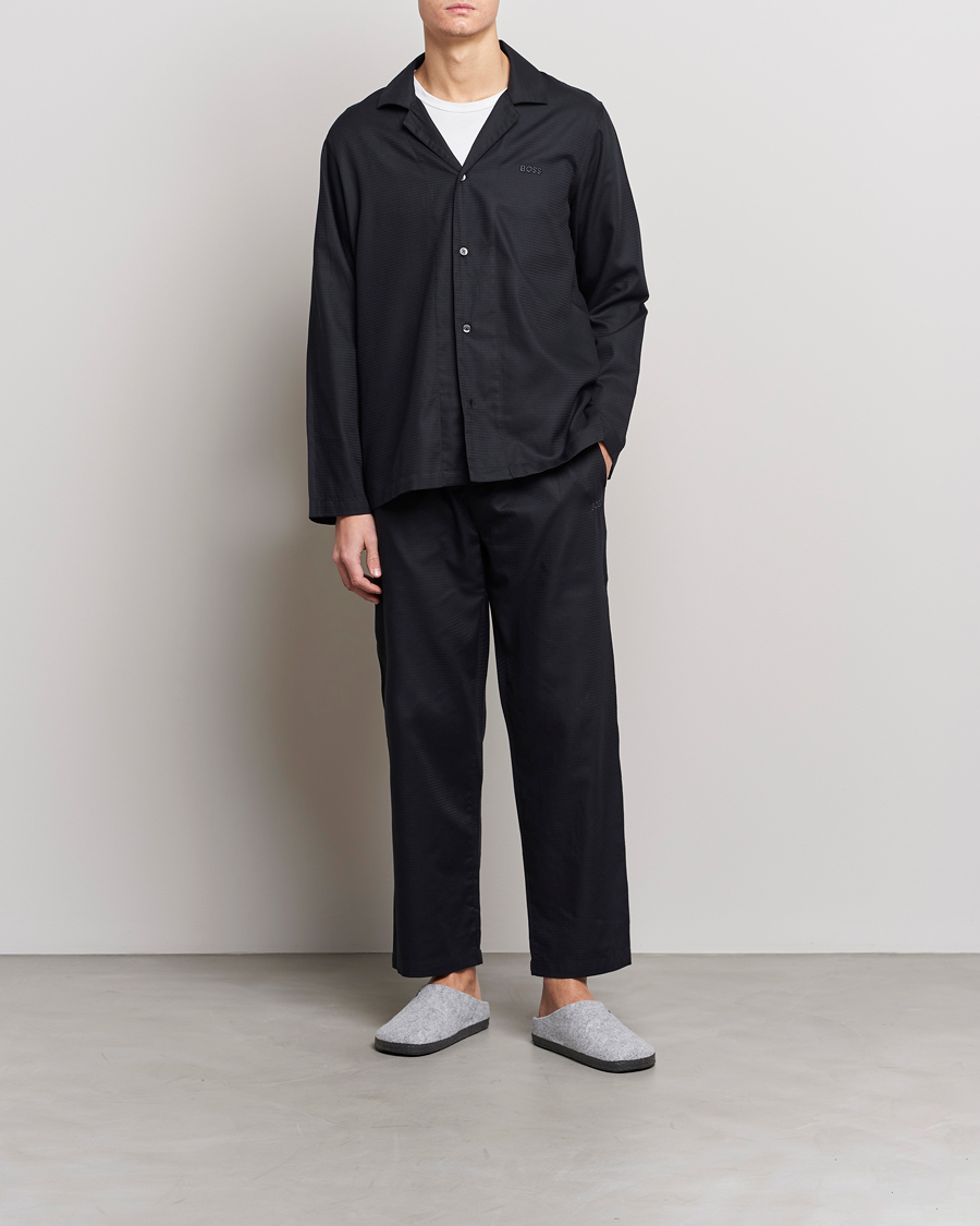 Mies | Yöpuvut | BOSS | Premium Pyjama Set Black