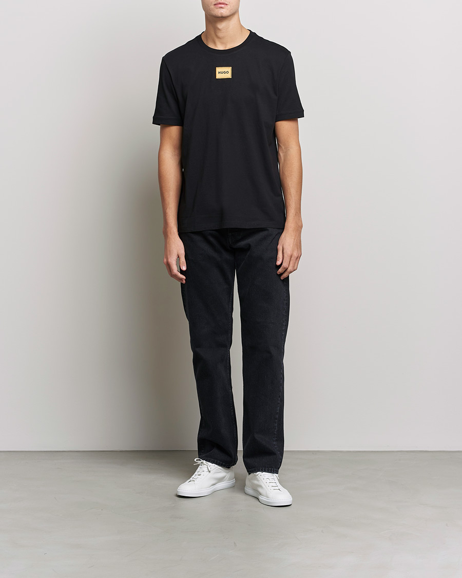 Mies | T-paidat | HUGO | Diragolino Crew Neck T-Shirt Black