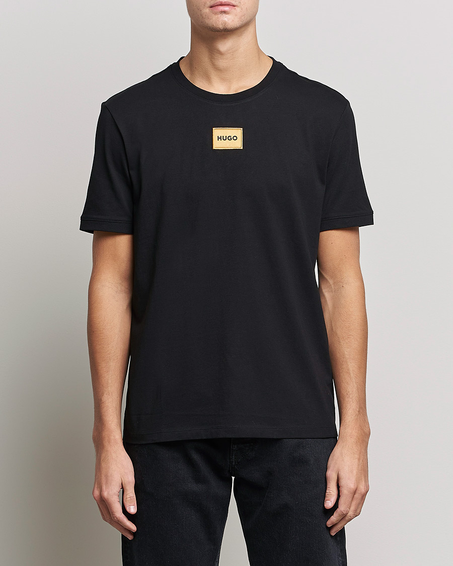 Mies | HUGO | HUGO | Diragolino Crew Neck T-Shirt Black