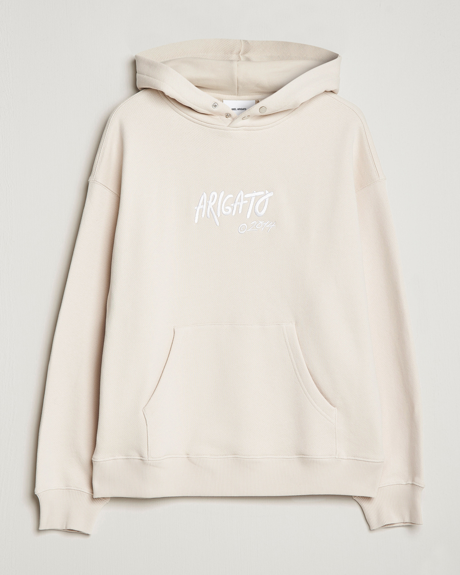 Mies | Puserot | Axel Arigato | Arigato Tag Hoodie Pale Beige