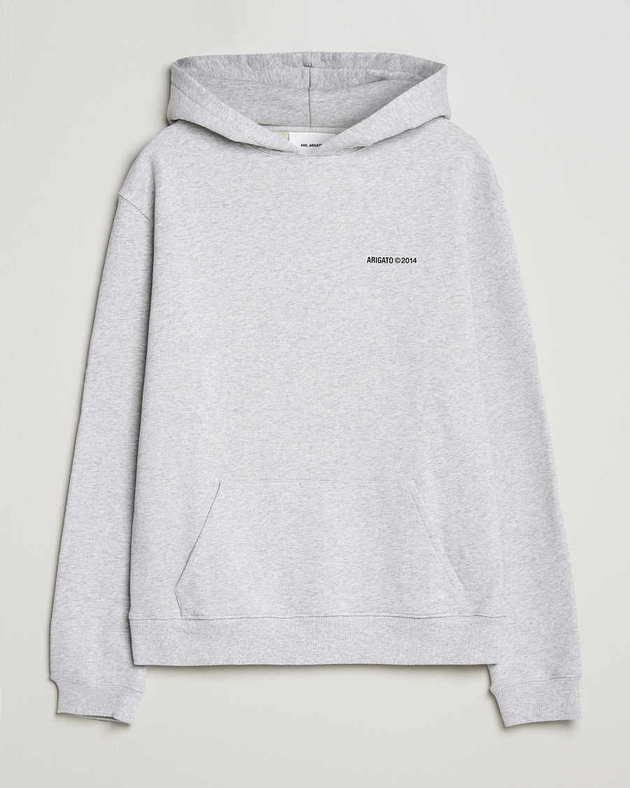 Mies | Puserot | Axel Arigato | Monogram Hoodie Grey Melange