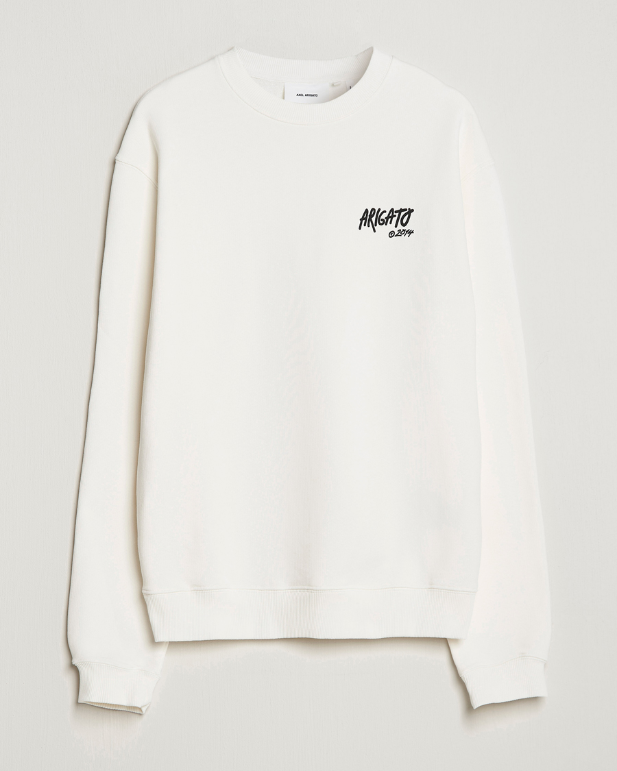 Mies | Puserot | Axel Arigato | Arigato Graffiti Sweatshirt Ecru