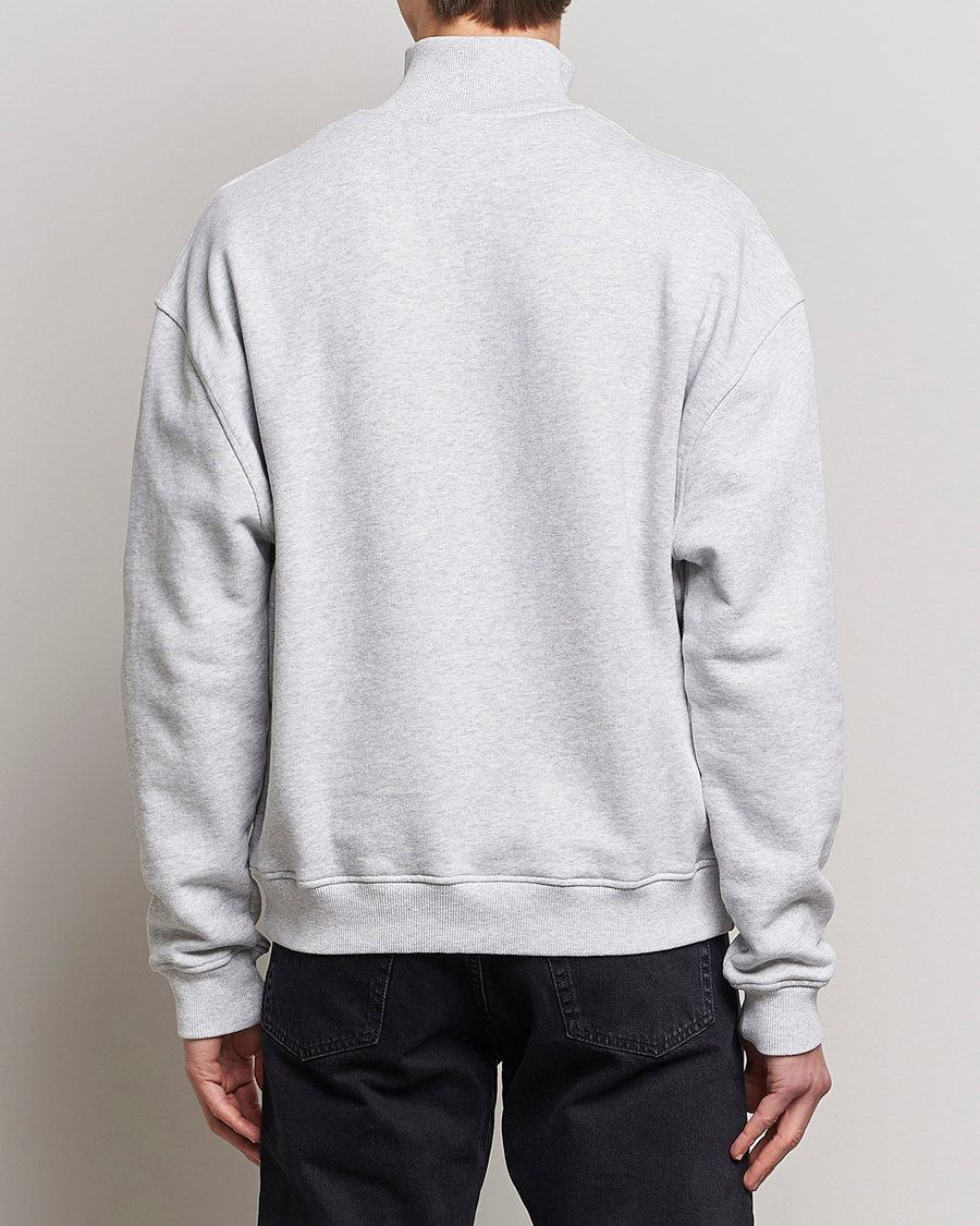 Mies | Puserot | Axel Arigato | Monogram Half Zip Sweater Grey Melange
