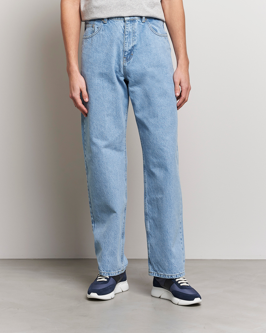 Mies | Siniset farkut | Axel Arigato | Zine Relaxed Fit Jeans Light Blue