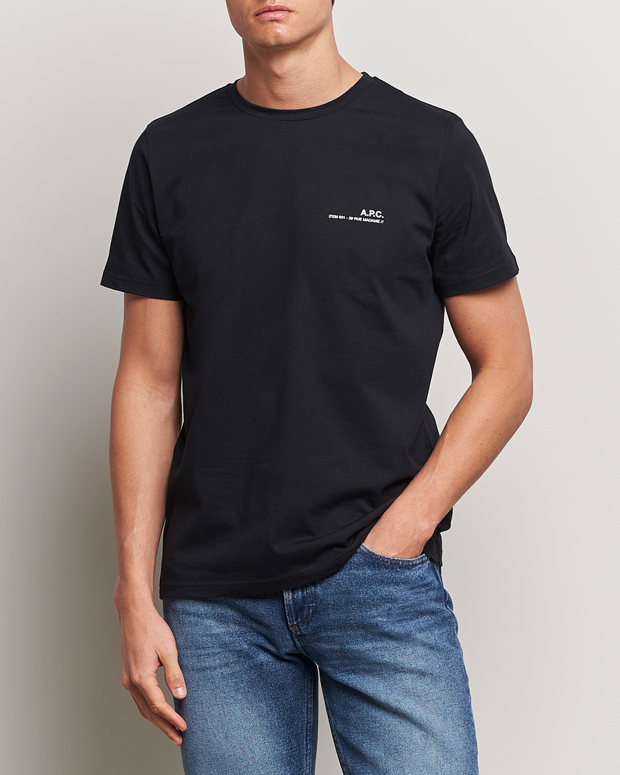 Mies | Mustat t-paidat | A.P.C. | Item T-Shirt Black