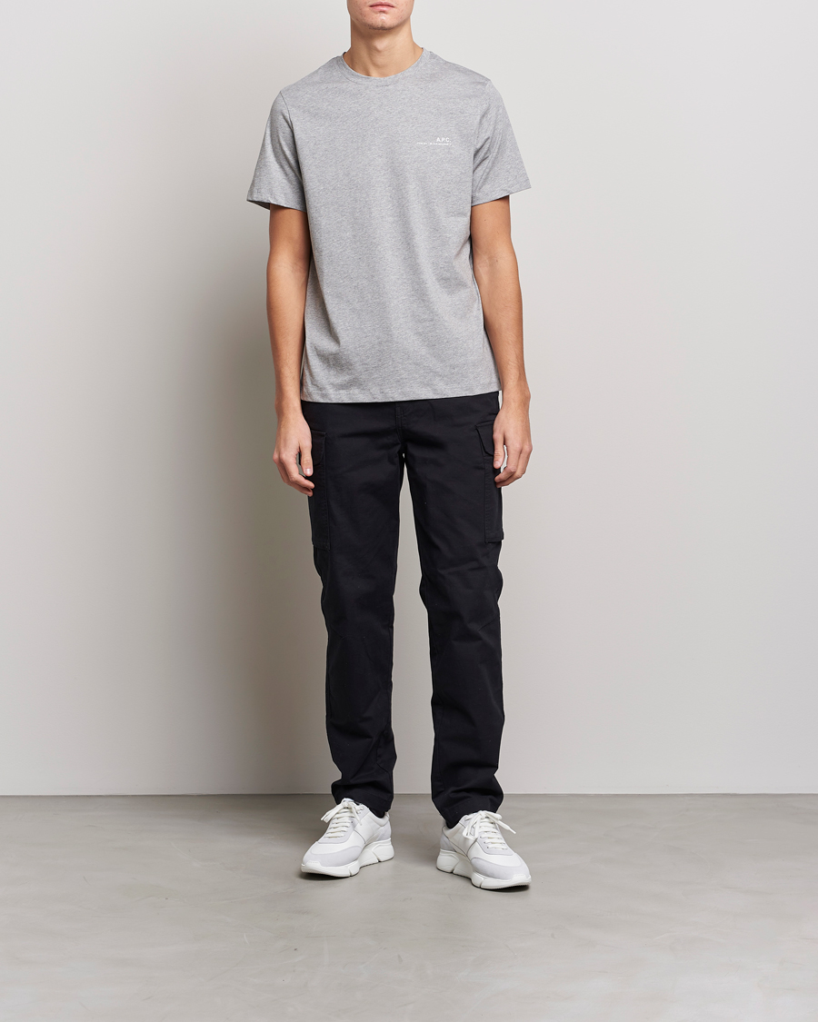 Mies | T-paidat | A.P.C. | Item T-Shirt Heather Grey
