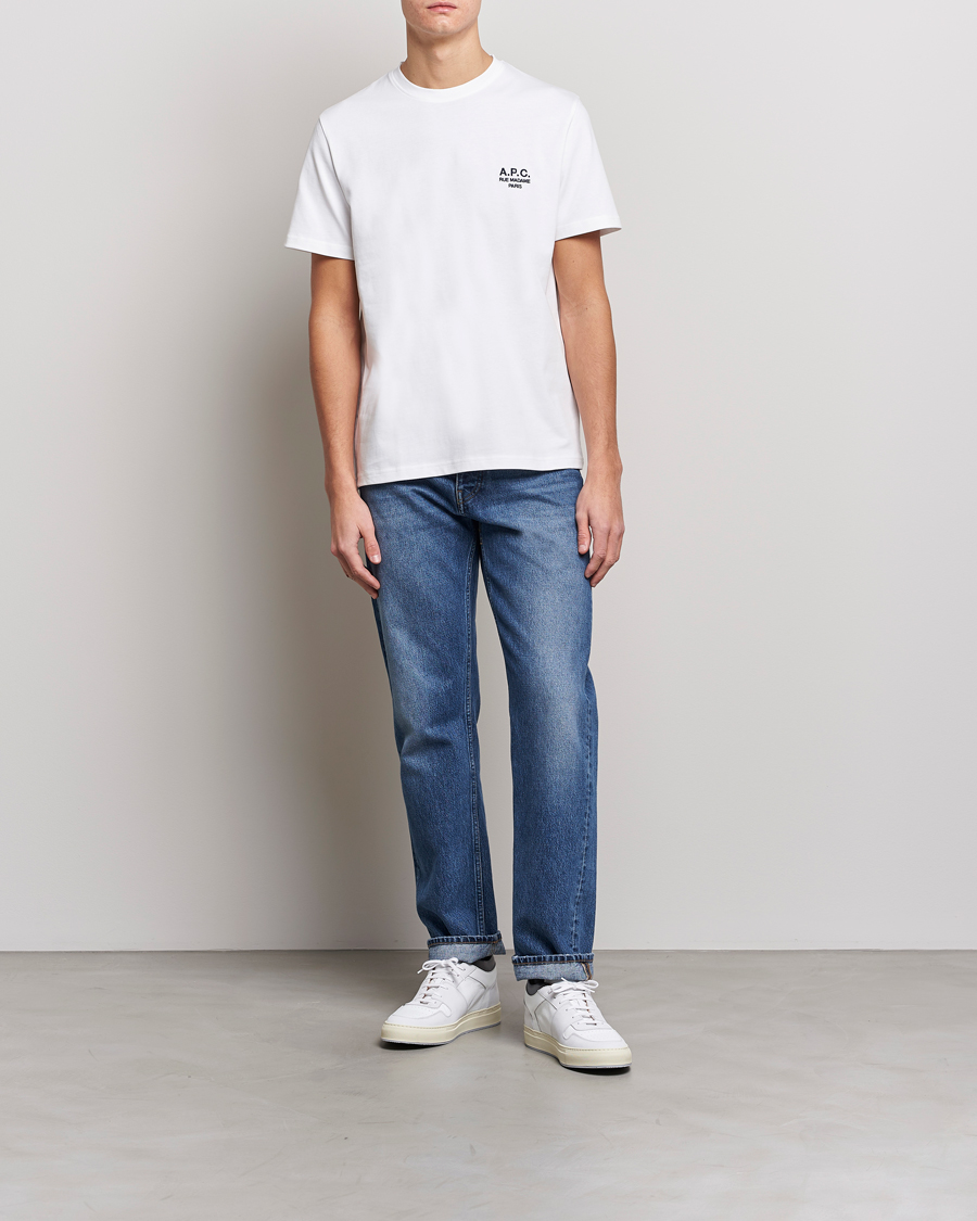Mies | T-paidat | A.P.C. | Raymond T-Shirt White