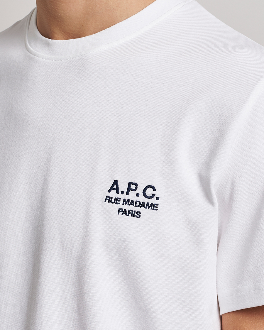 Mies | T-paidat | A.P.C. | Raymond T-Shirt White