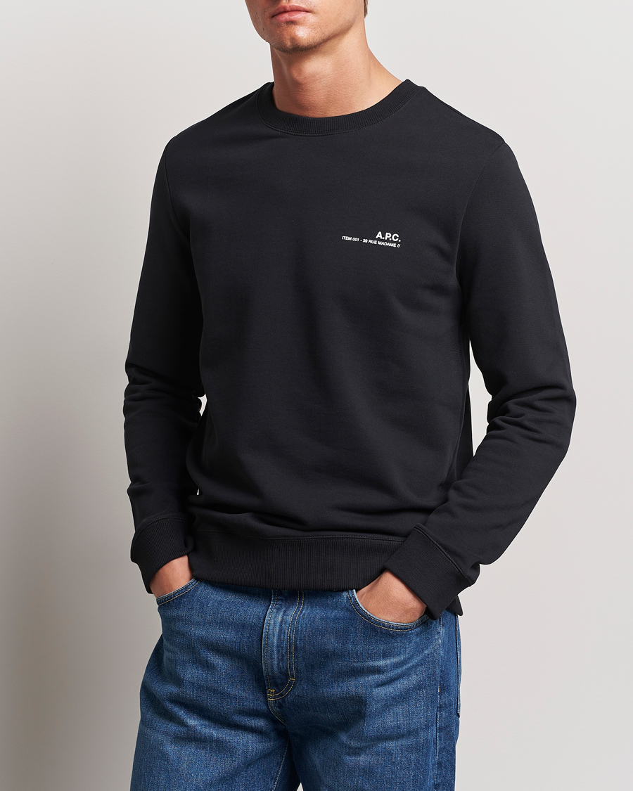 Mies | Osastot | A.P.C. | Item Sweatshirt Black