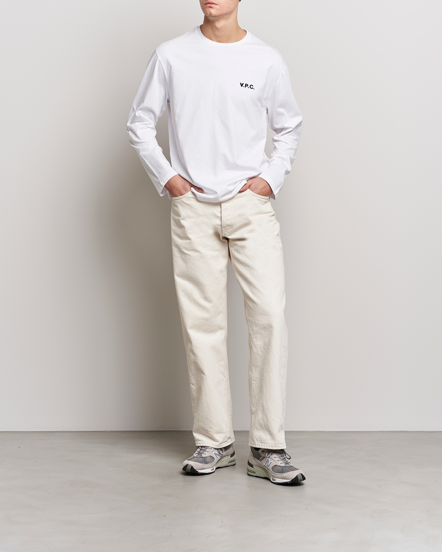 Mies | Osastot | A.P.C. | VPC Long Sleeve T-Shirt White