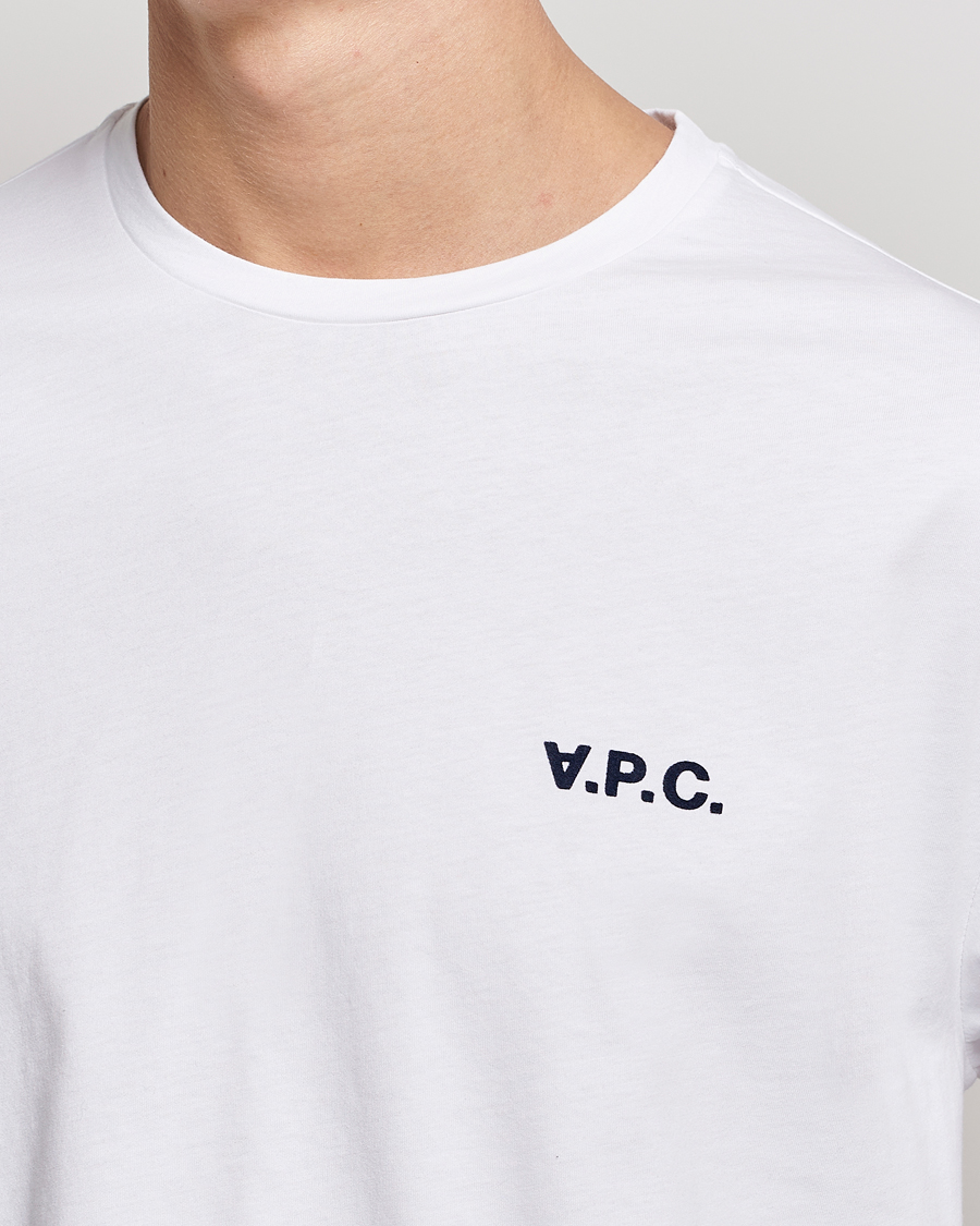 Mies | T-paidat | A.P.C. | VPC Long Sleeve T-Shirt White