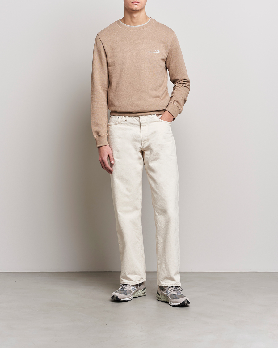 Mies | Puserot | A.P.C. | Item Sweatshirt Heather Beige