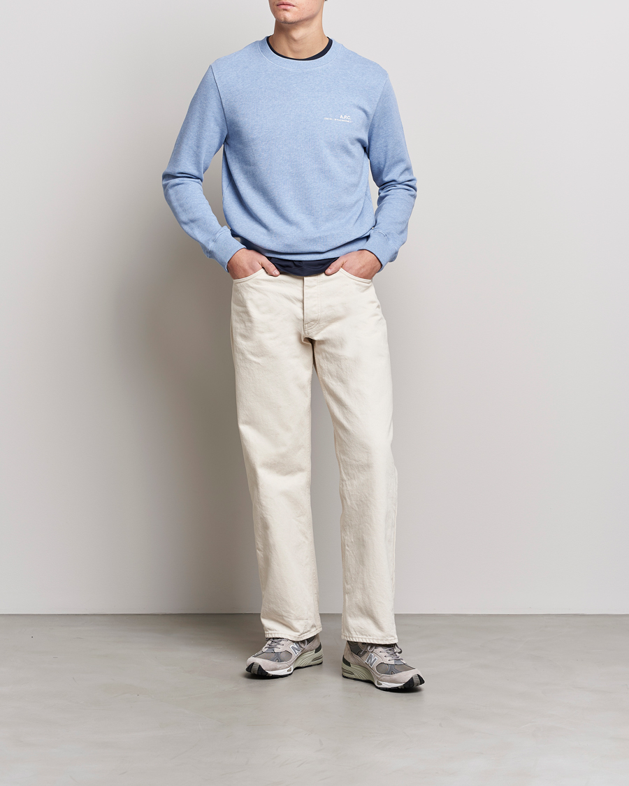 Mies | Puserot | A.P.C. | Item Sweatshirt Bleu Ciel
